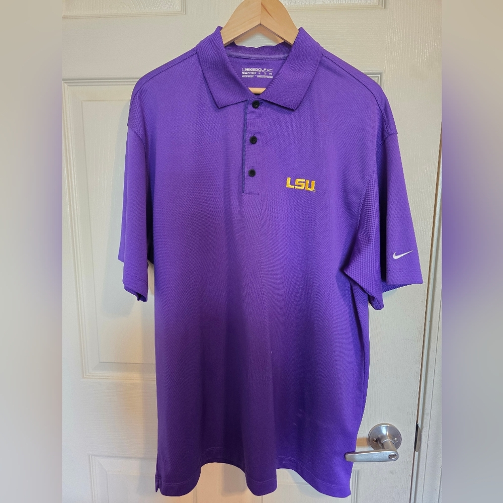 NikeGOLF Purple Polo Shirt SzXL